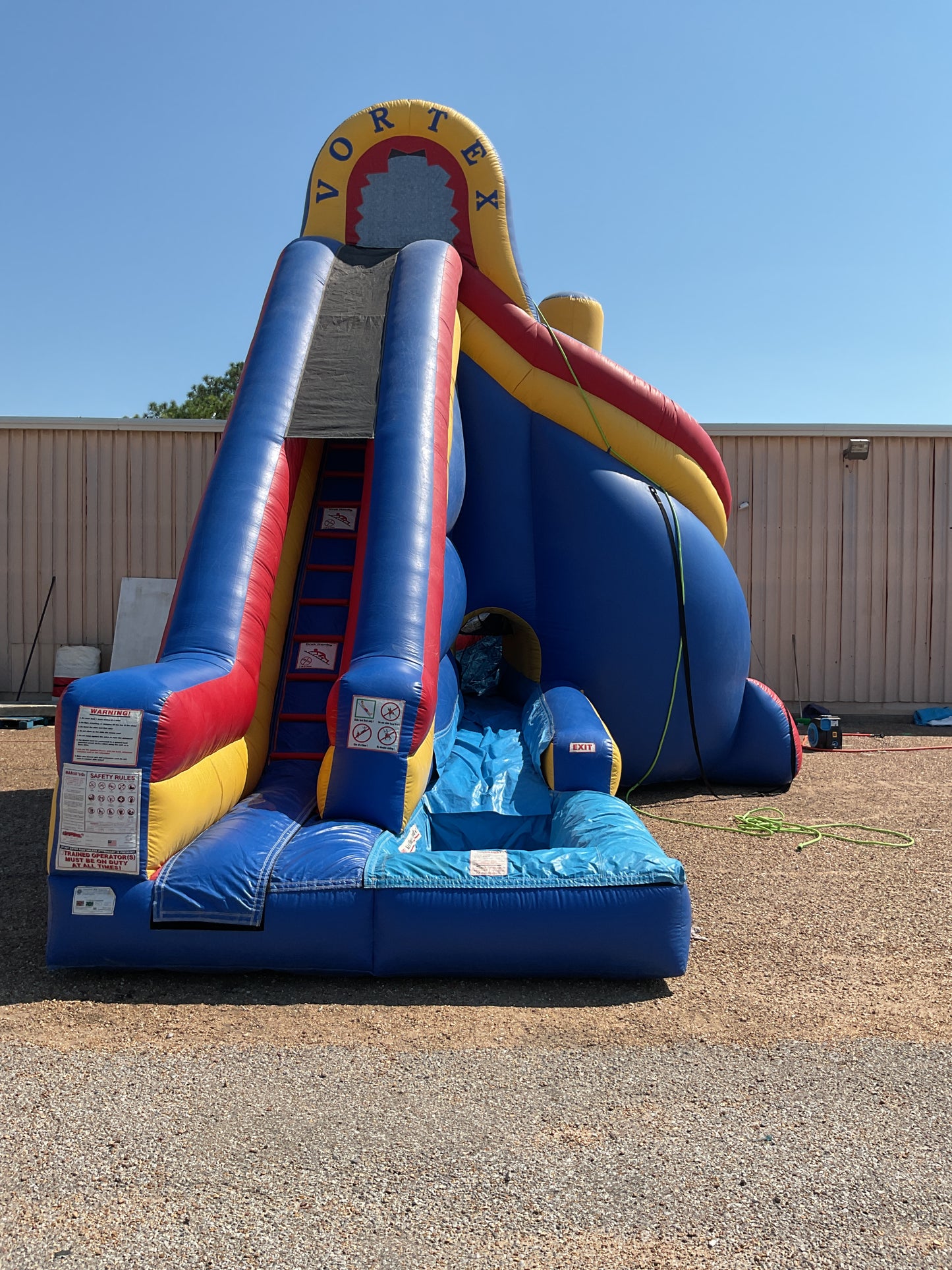 22' Vortex Slide with pool