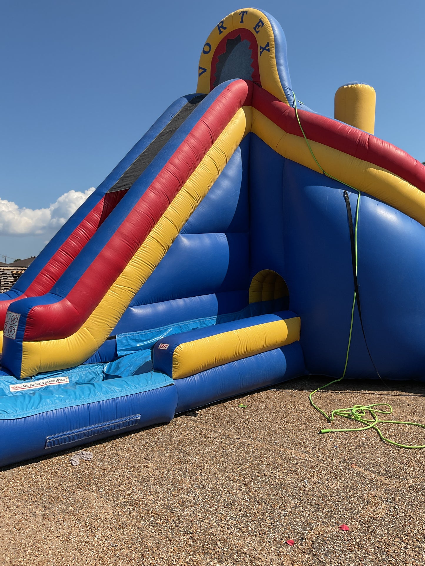 22' Vortex Slide with pool