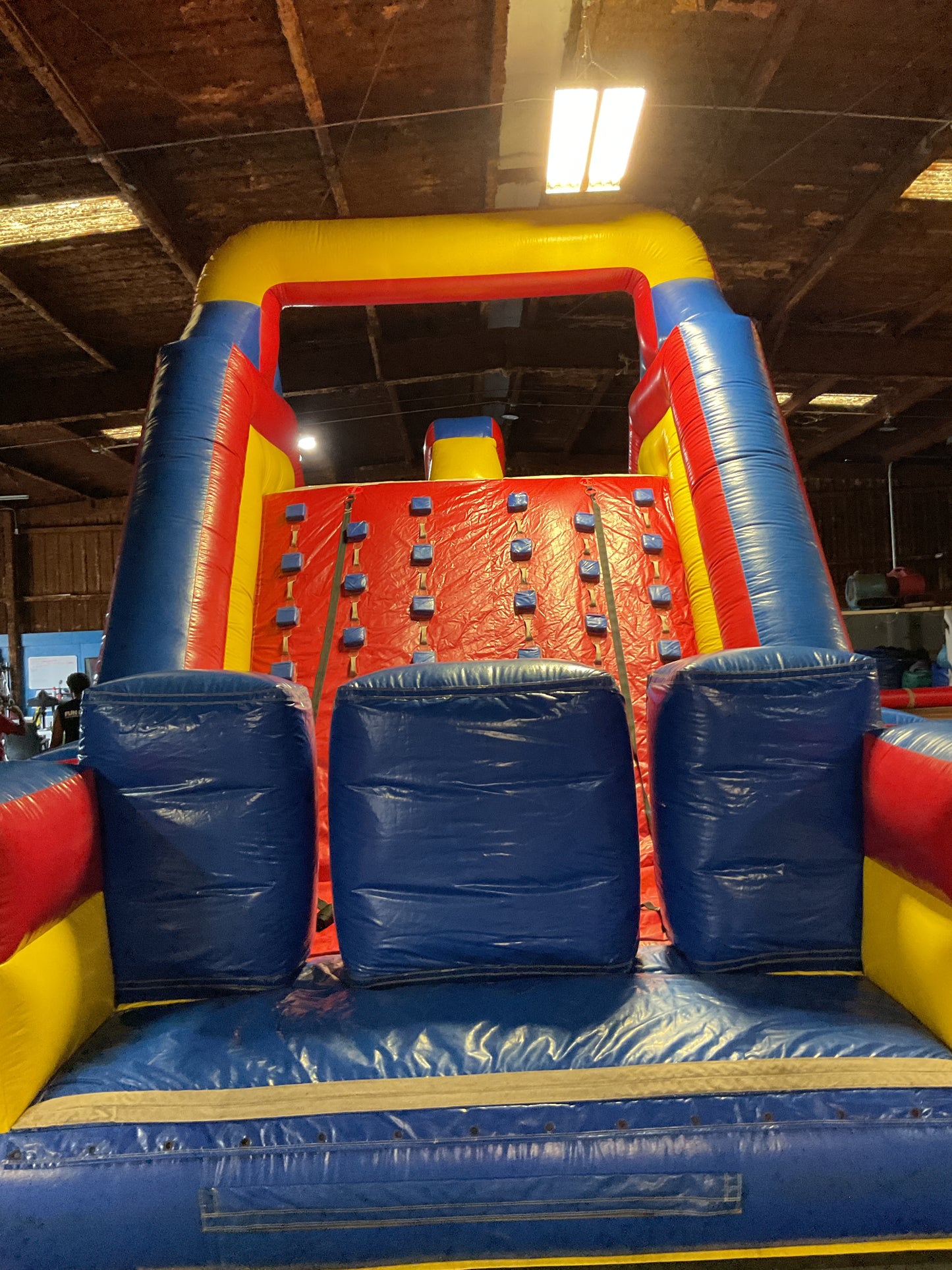 Dual lane Rock Climb Slide