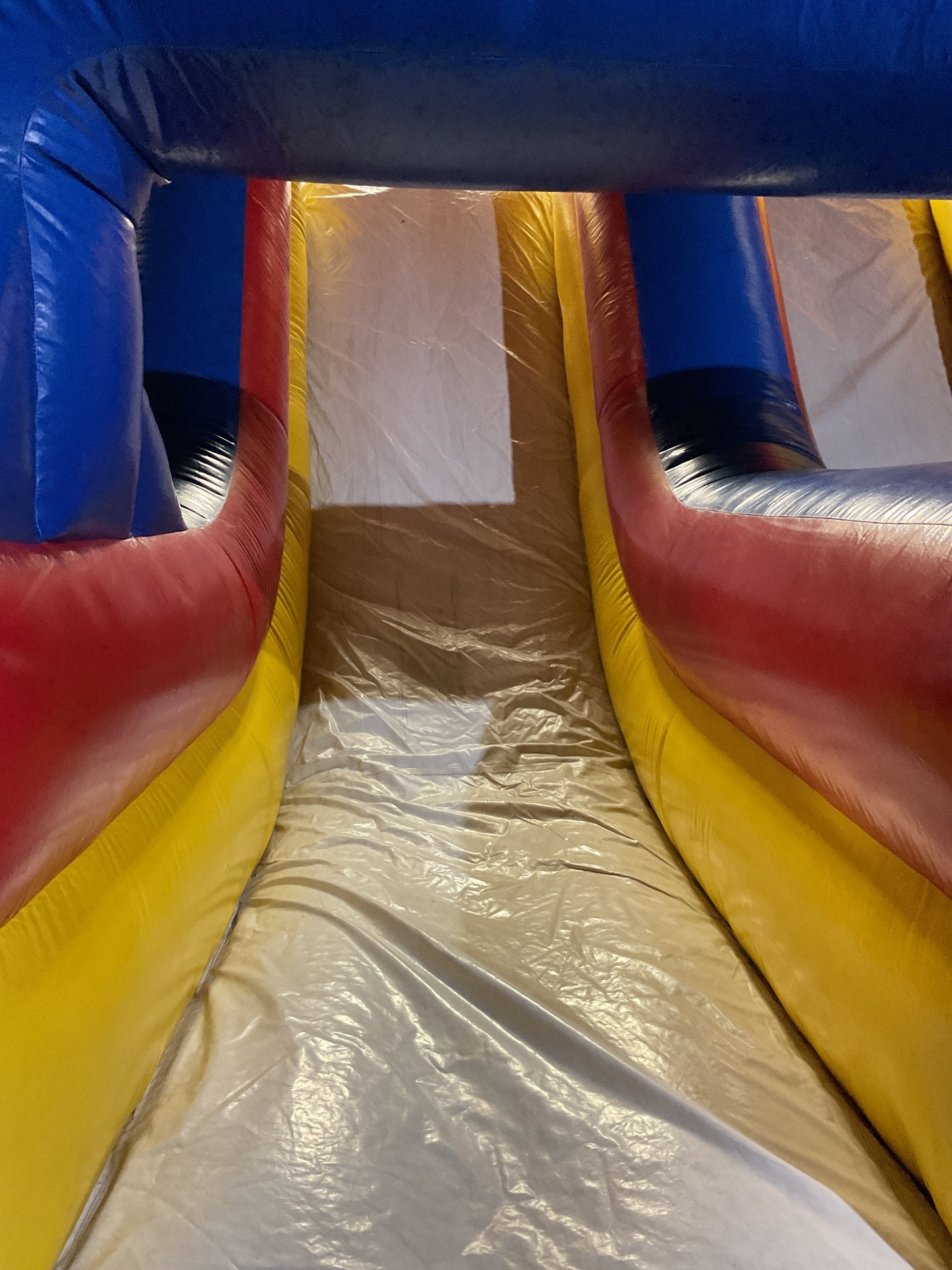 Dual lane Rock Climb Slide
