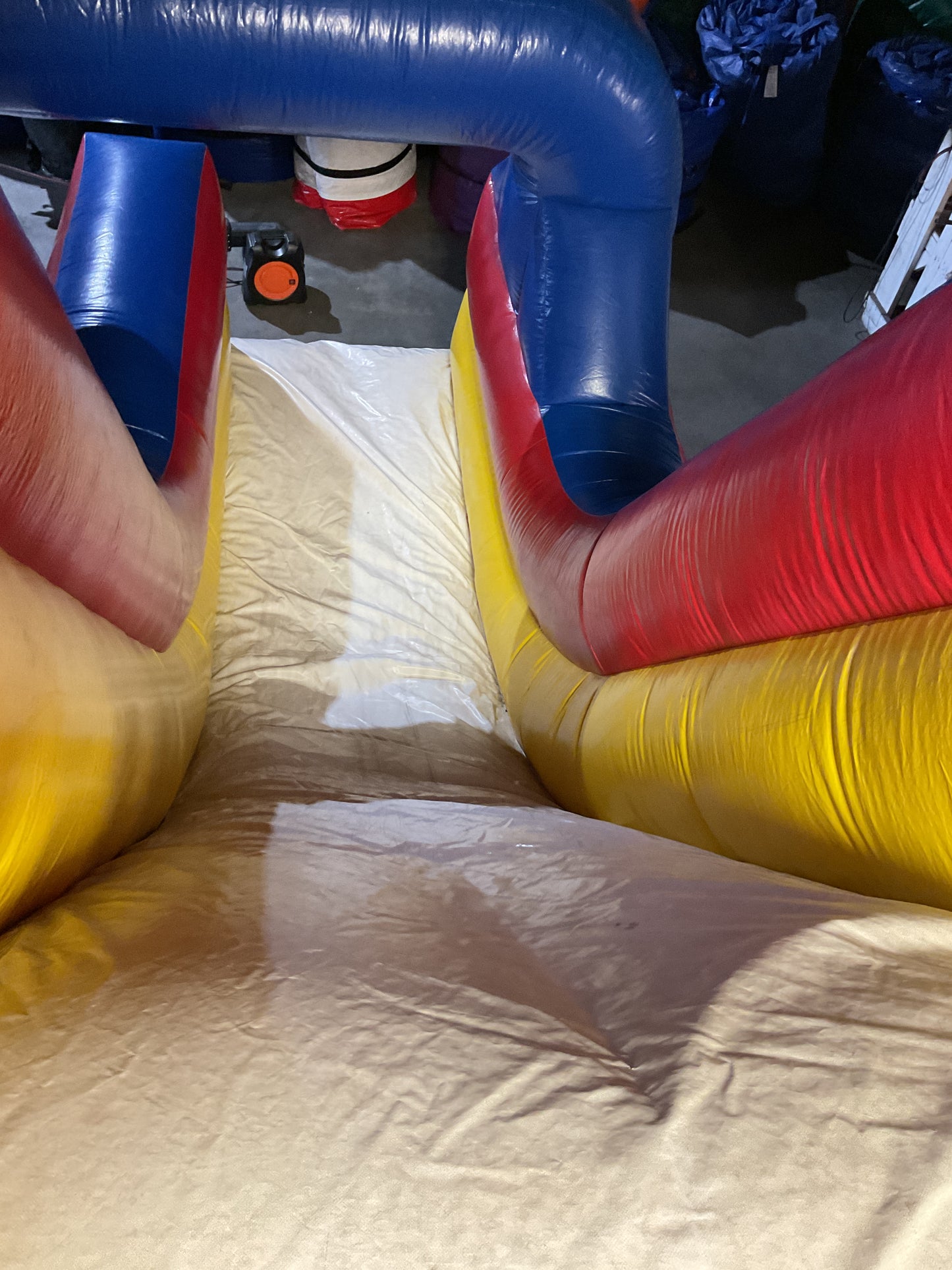 Dual lane Rock Climb Slide
