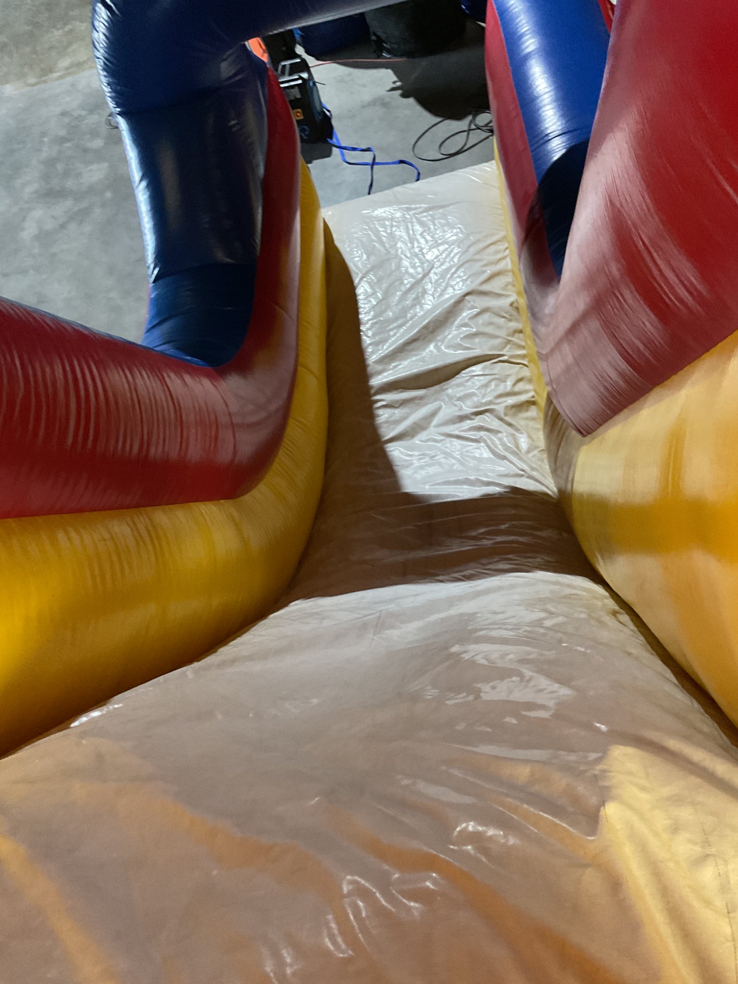 Dual lane Rock Climb Slide