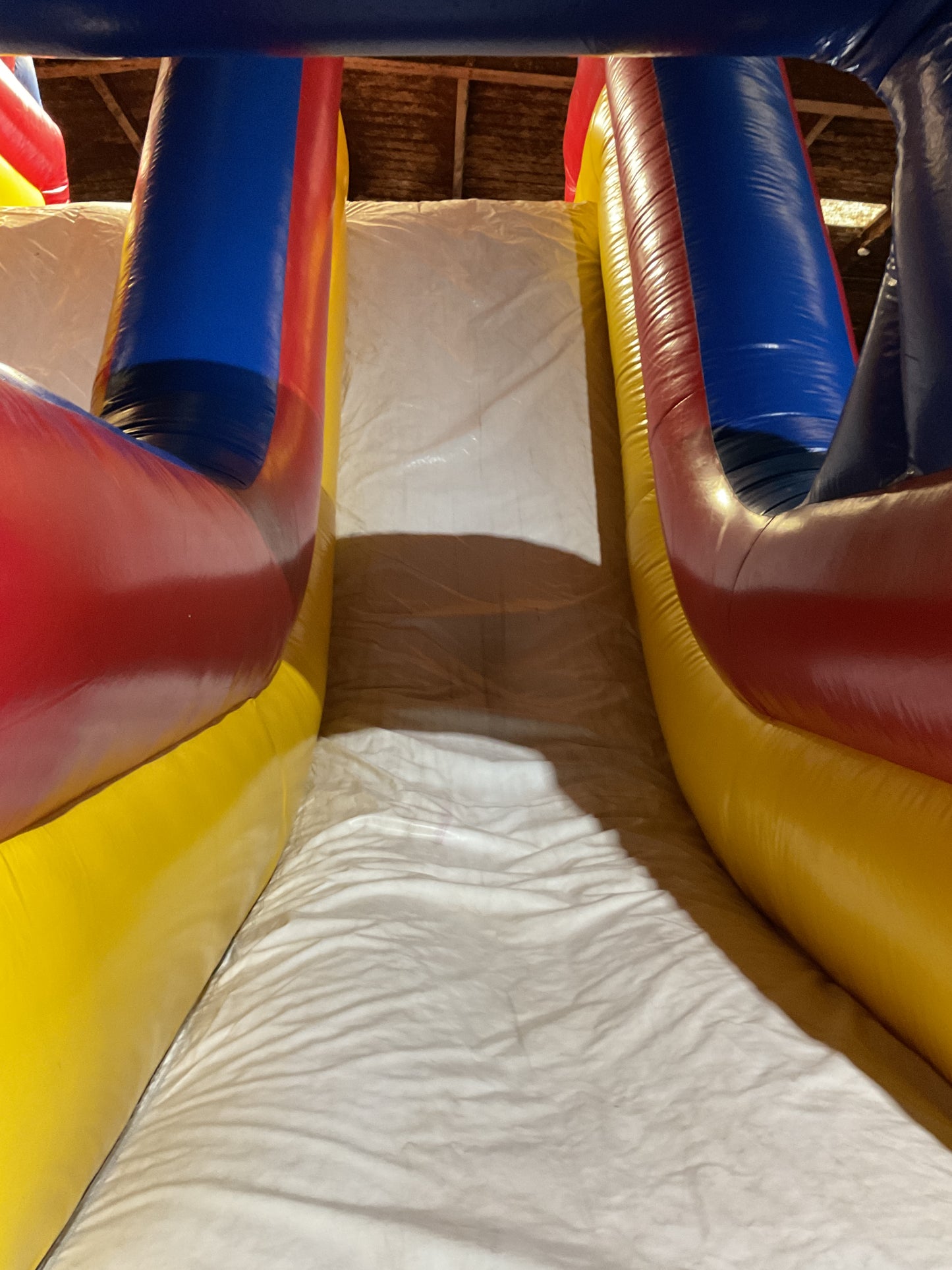 Dual lane Rock Climb Slide