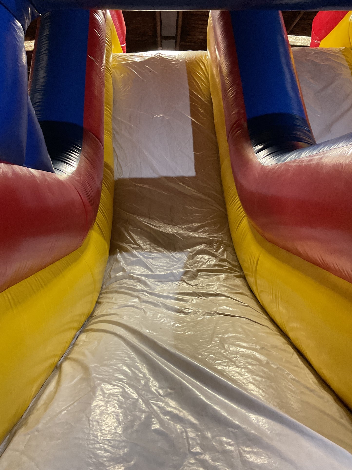 Dual lane Rock Climb Slide