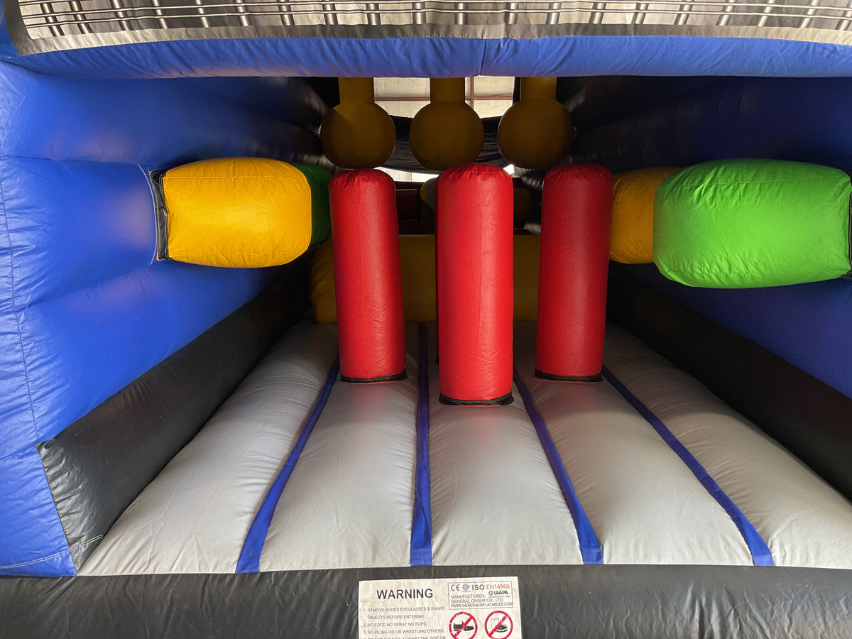 60' Cars Dual lane Obstacle Course set