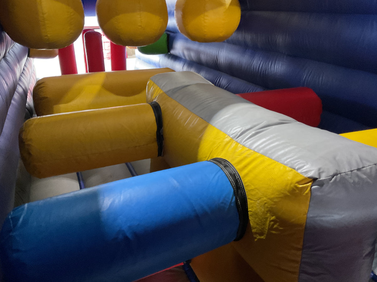 60' Cars Dual lane Obstacle Course set
