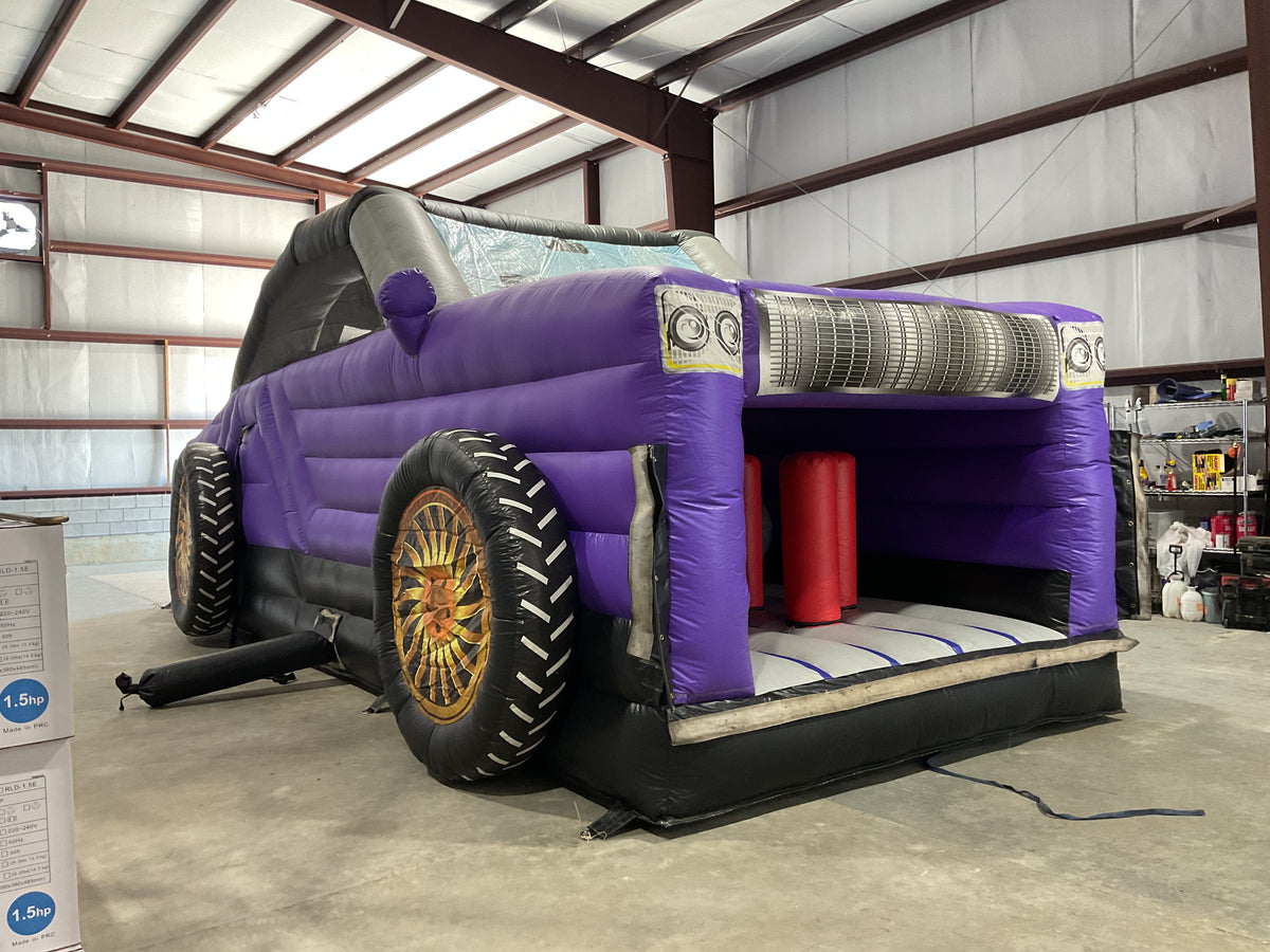 60' Cars Dual lane Obstacle Course set