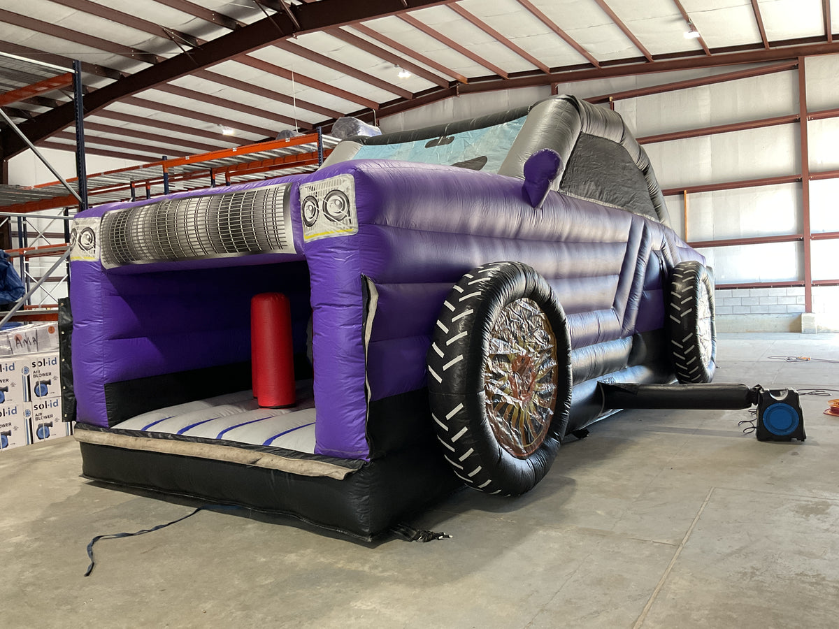 60' Cars Dual lane Obstacle Course set
