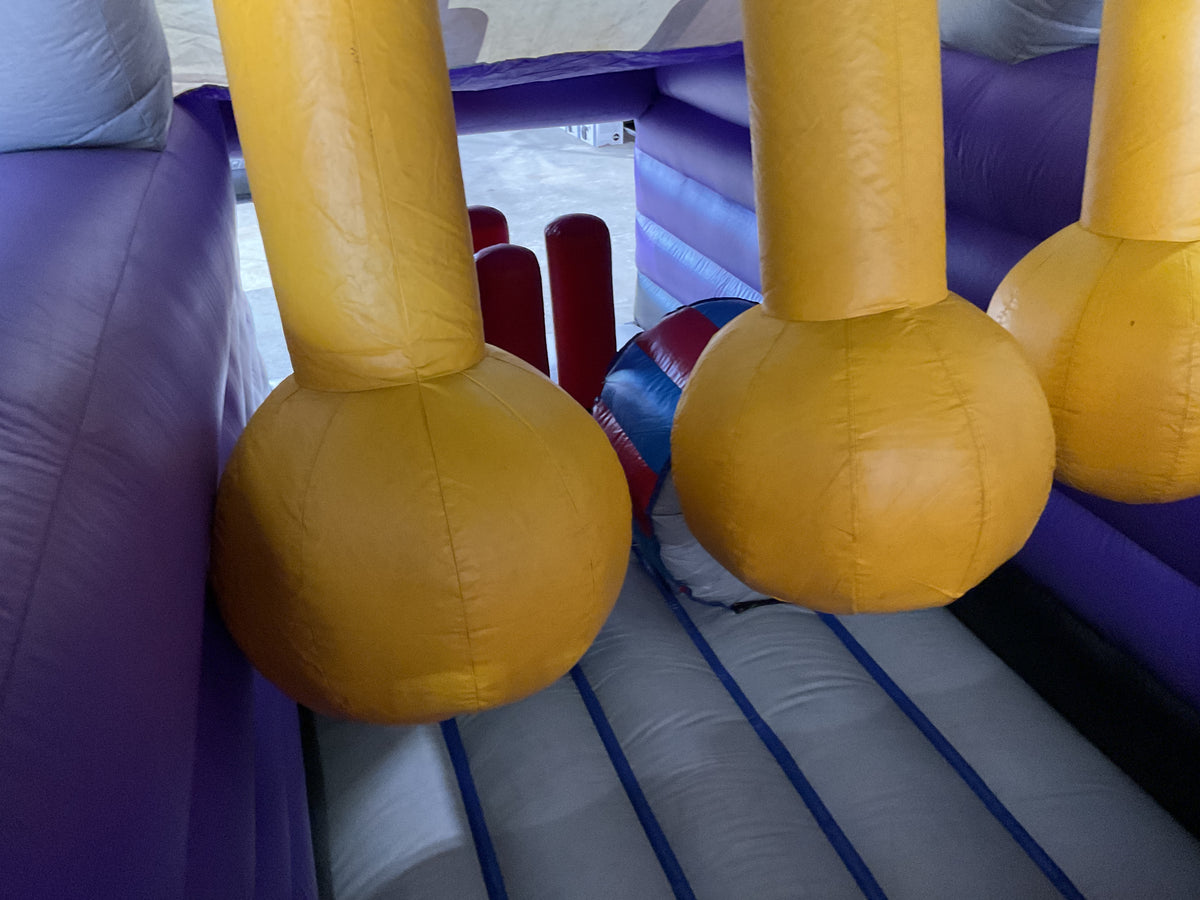 60' Cars Dual lane Obstacle Course set