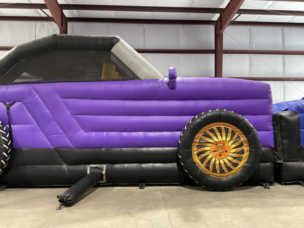 60' Cars Dual lane Obstacle Course set