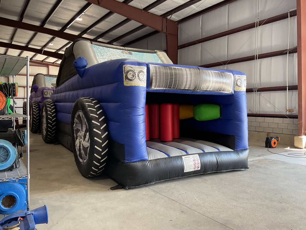 60' Cars Dual lane Obstacle Course set