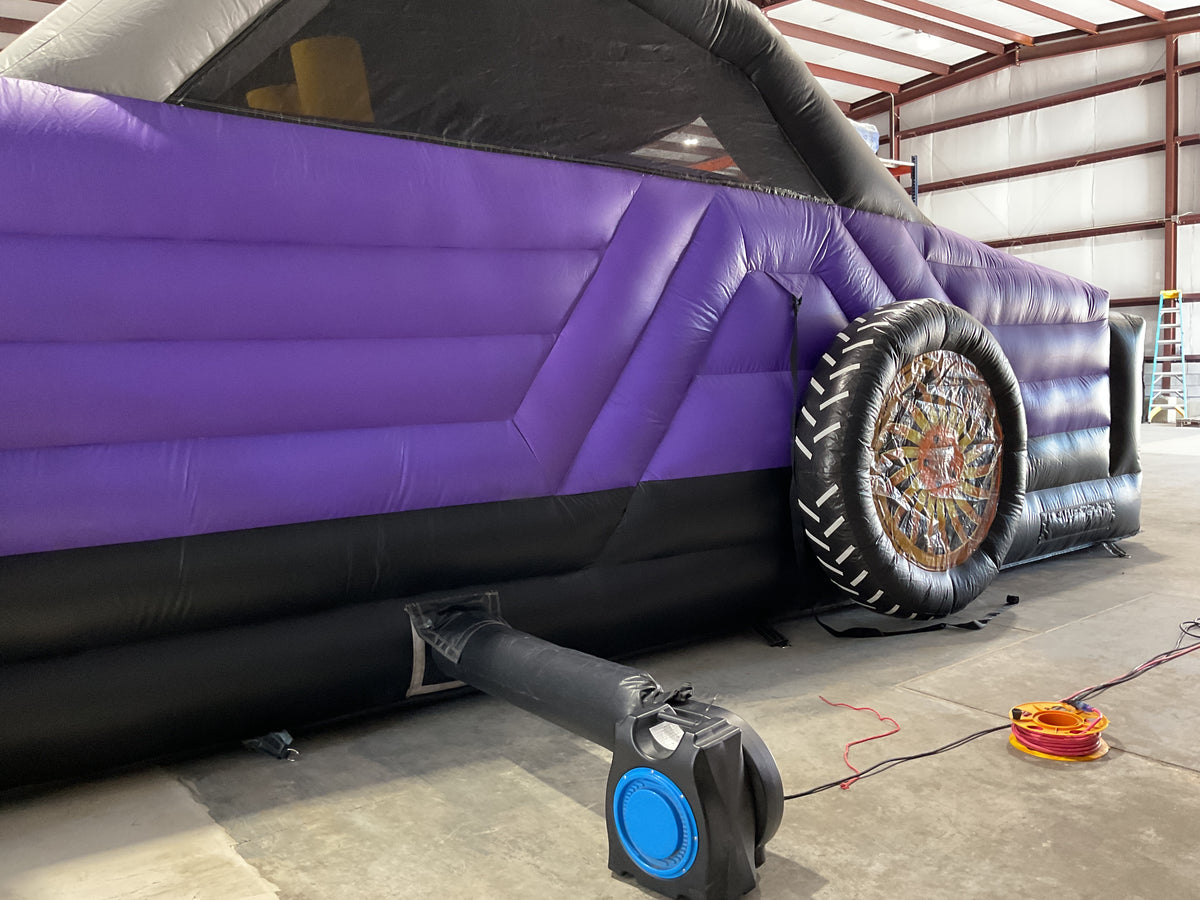 60' Cars Dual lane Obstacle Course set