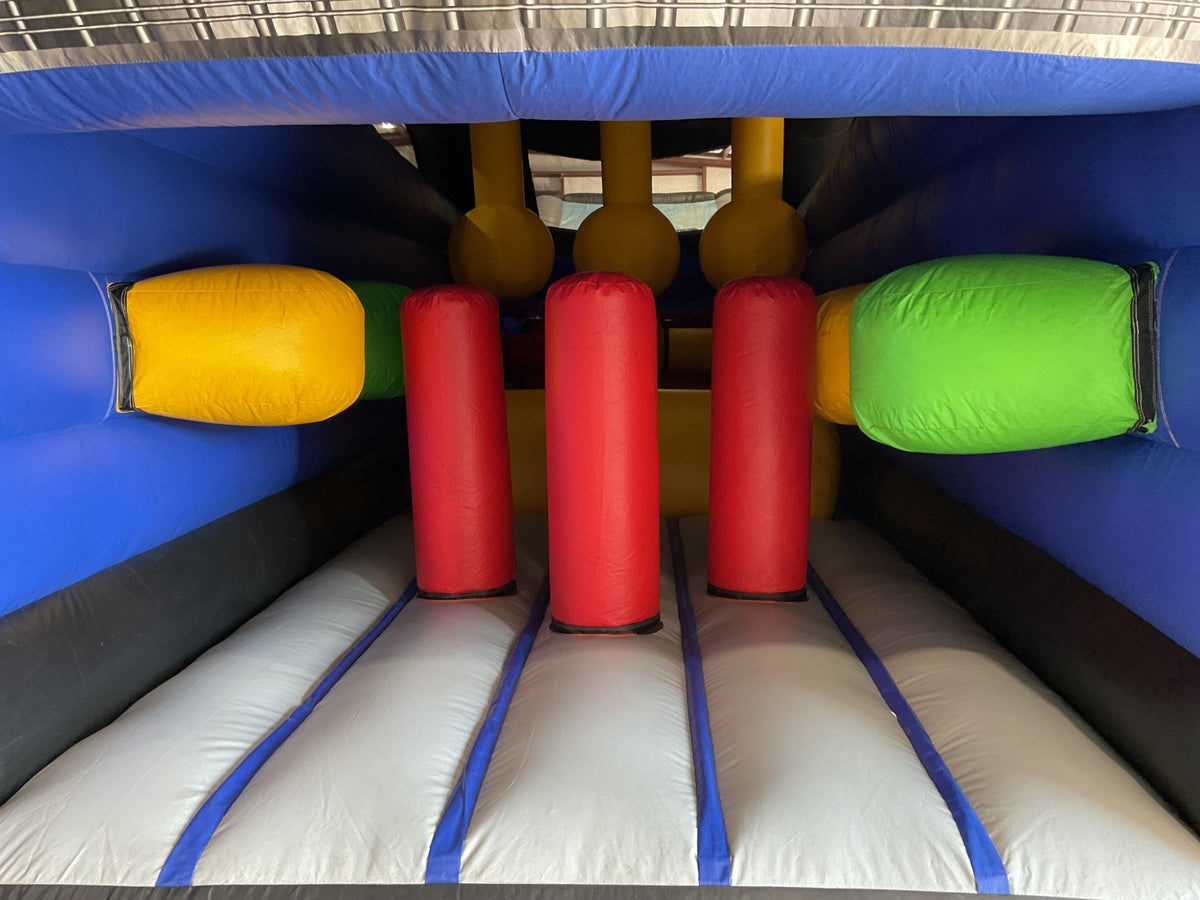 60' Cars Dual lane Obstacle Course set