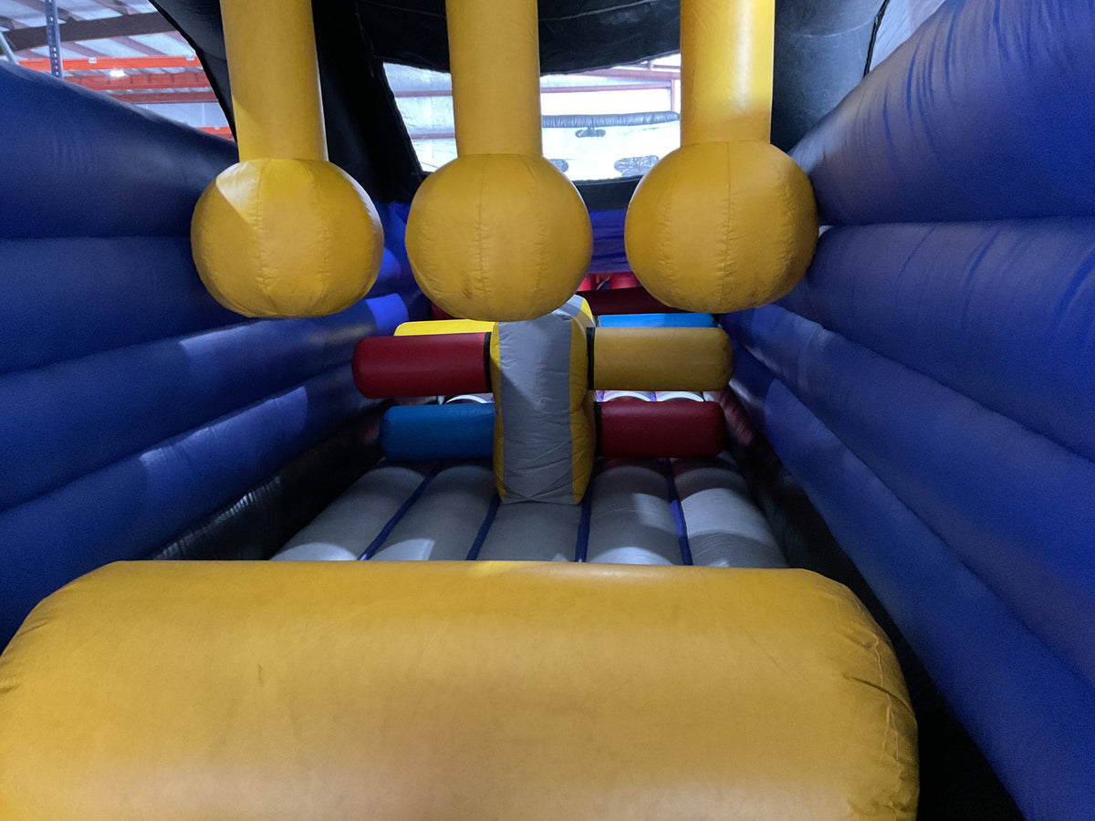 60' Cars Dual lane Obstacle Course set