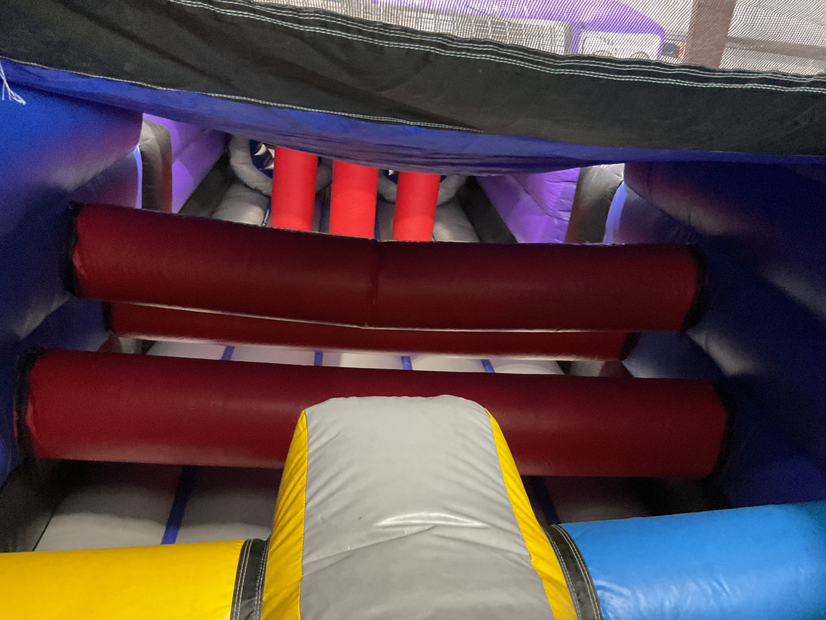 60' Cars Dual lane Obstacle Course set