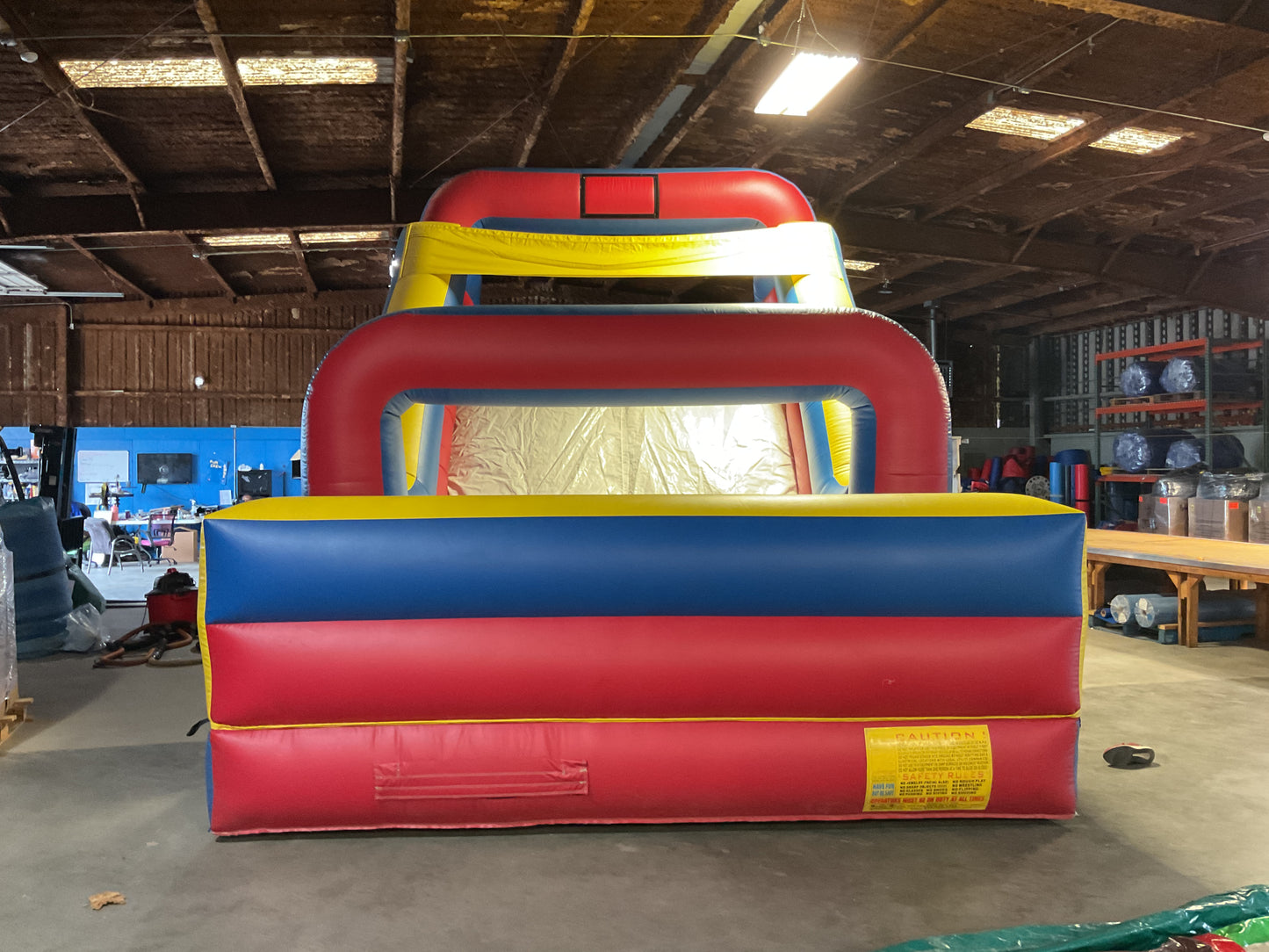 65' Obstacle Course Set (Mini Obstacle Course + Rock Climb Slide)