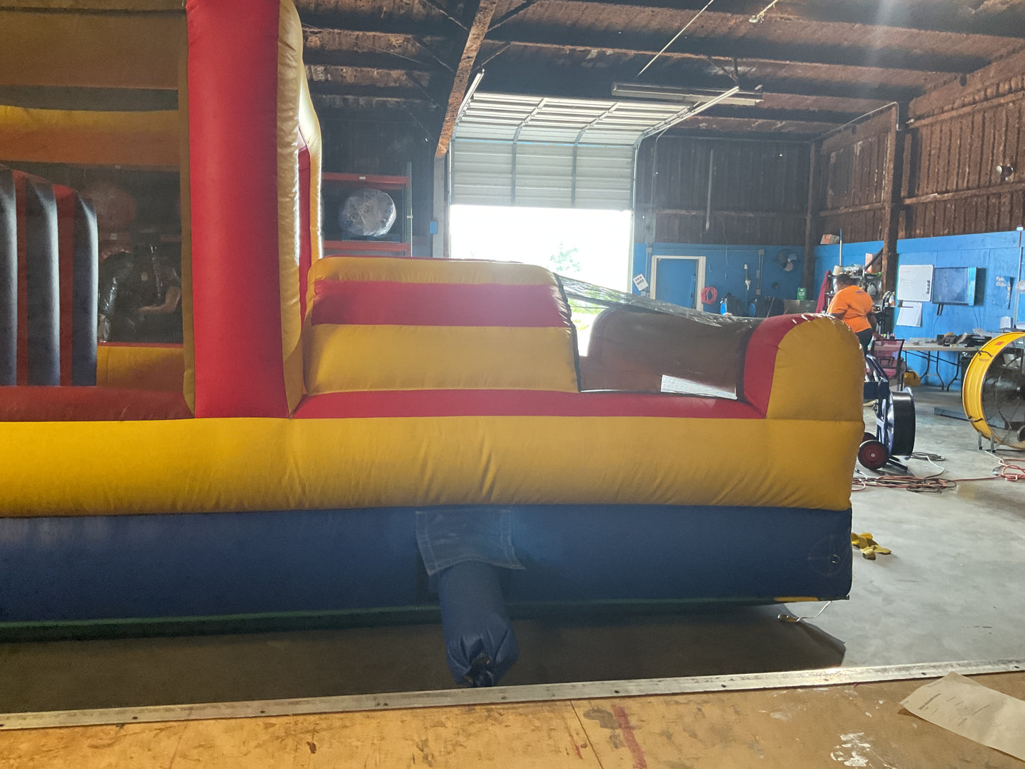 65' Obstacle Course Set (Mini Obstacle Course + Rock Climb Slide)