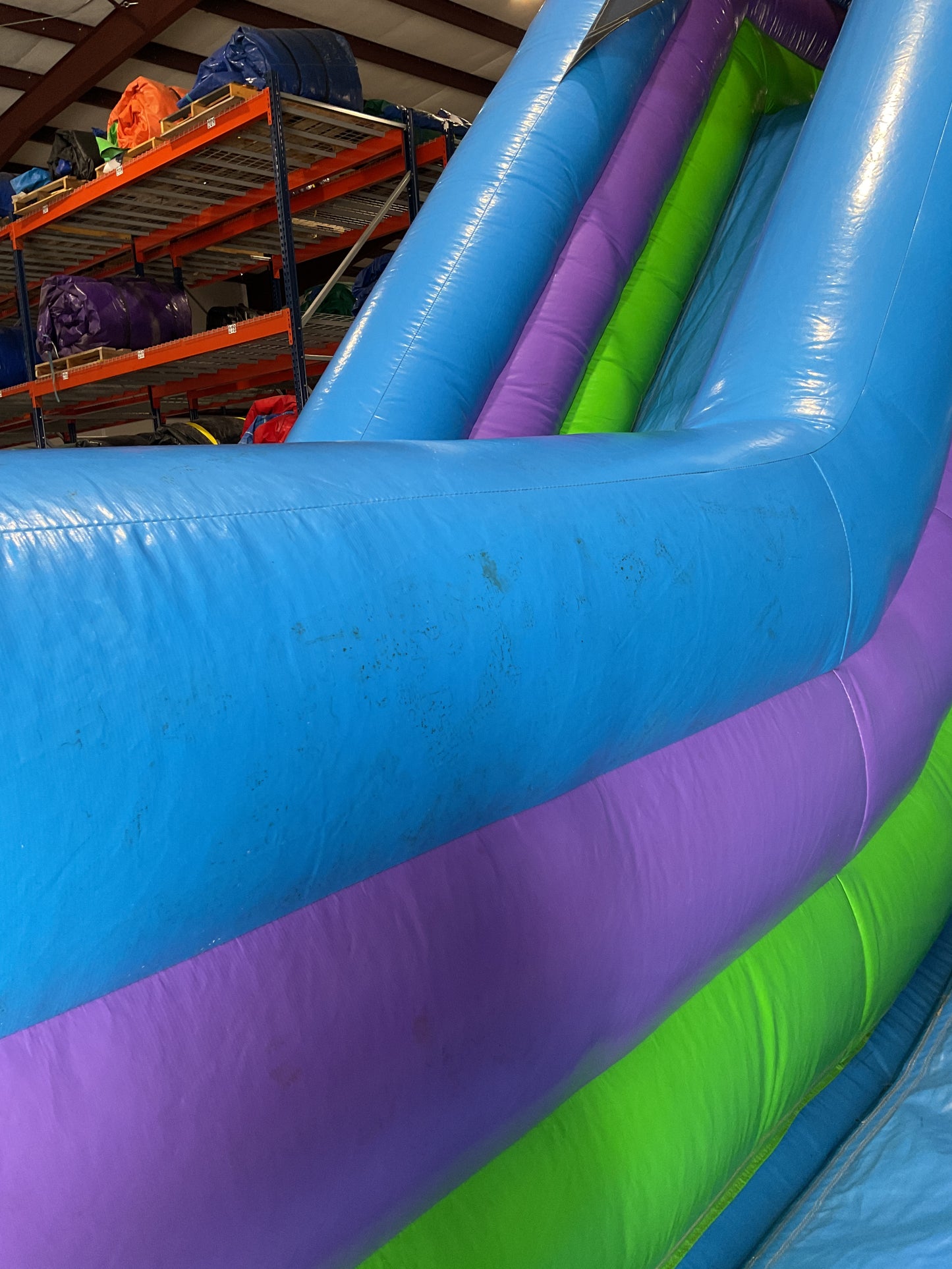 70' Obstacle Course (40' obstacle + 30' Rock climb slide)
