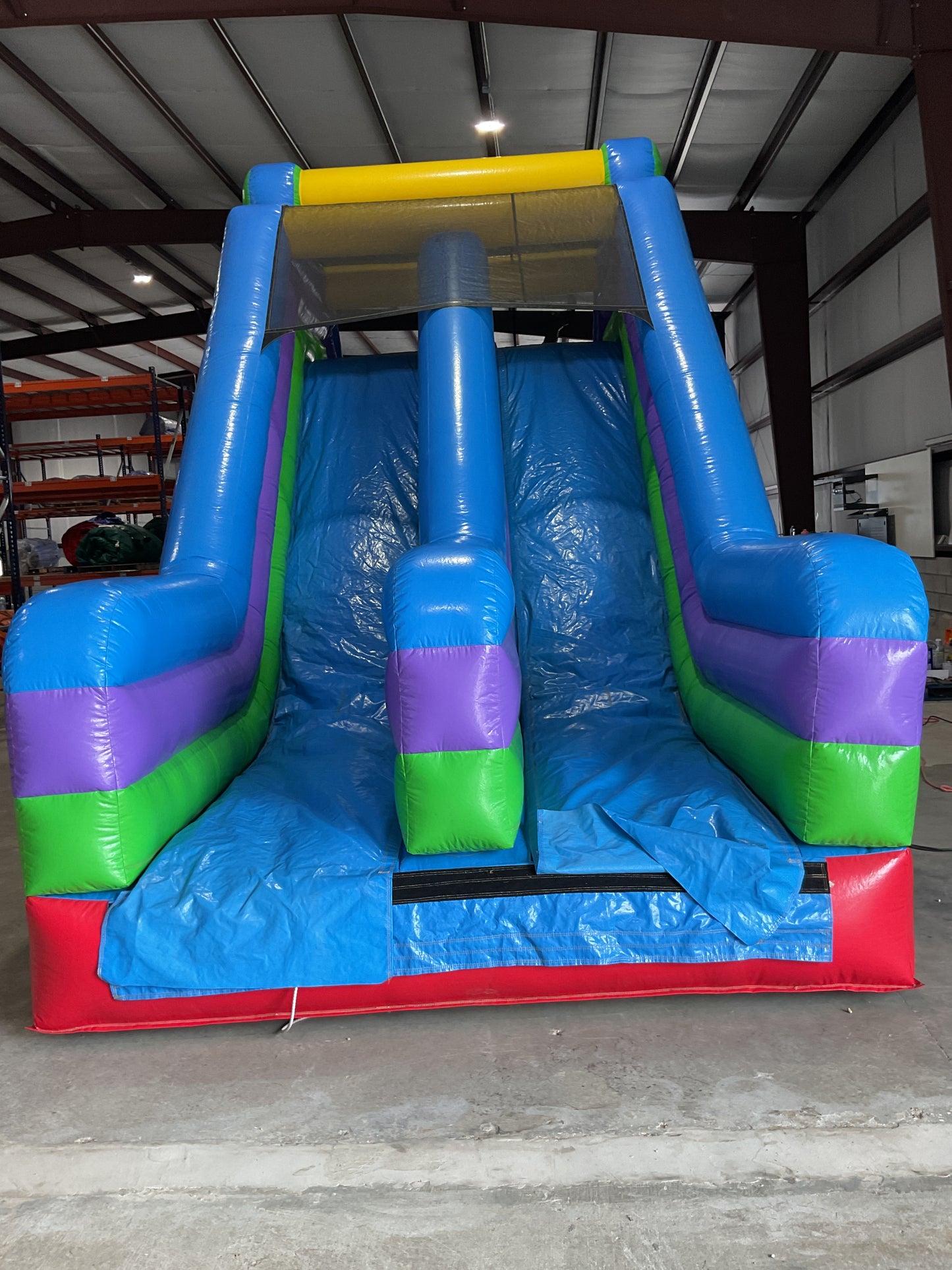 70' Obstacle Course (40' obstacle + 30' Rock climb slide)