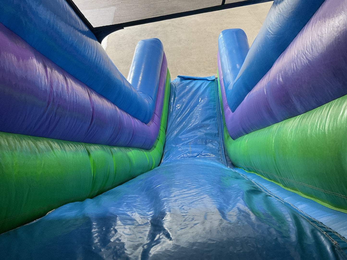 70' Obstacle Course (40' obstacle + 30' Rock climb slide)