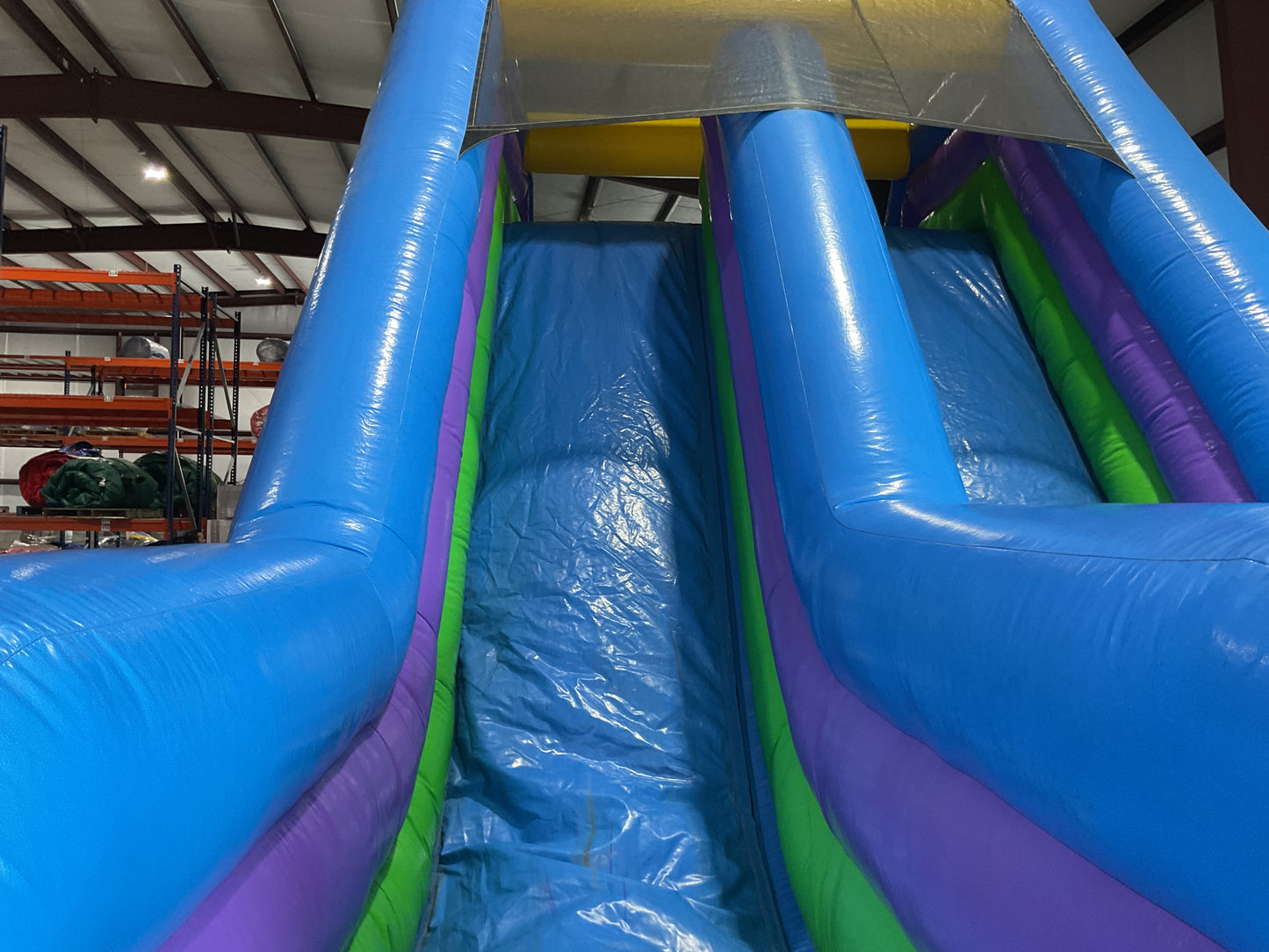 70' Obstacle Course (40' obstacle + 30' Rock climb slide)