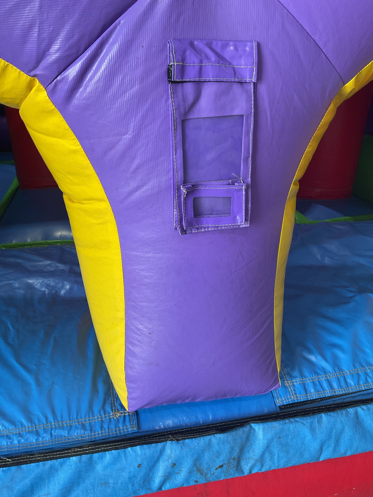 70' Obstacle Course (40' obstacle + 30' Rock climb slide)