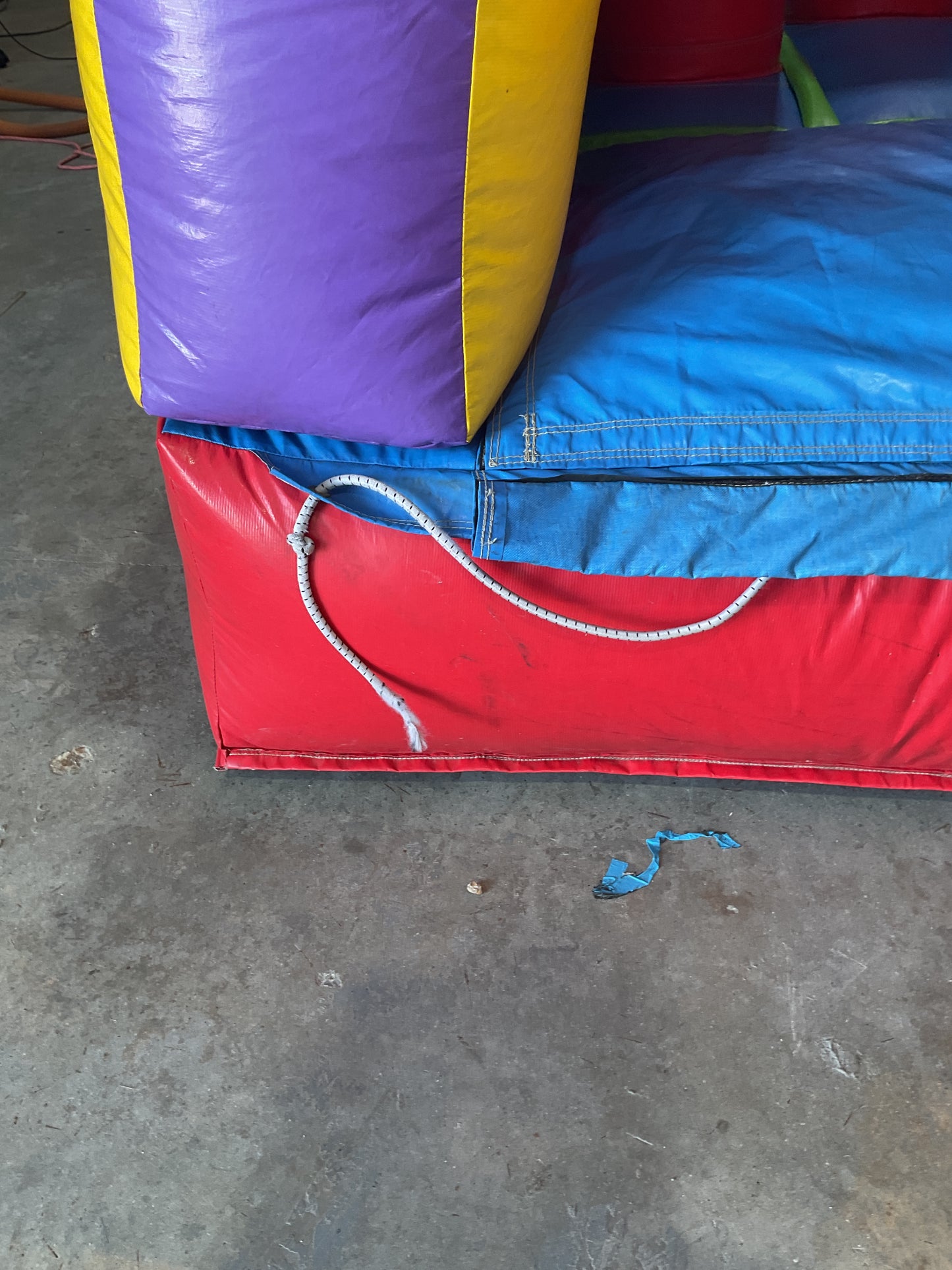 70' Obstacle Course (40' obstacle + 30' Rock climb slide)