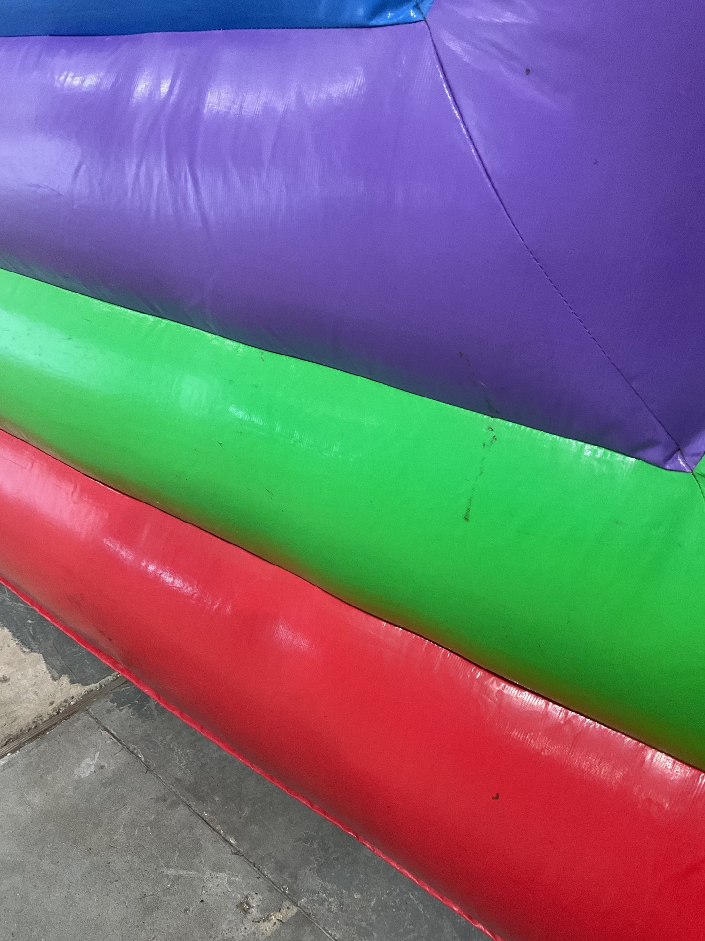 70' Obstacle Course (40' obstacle + 30' Rock climb slide)