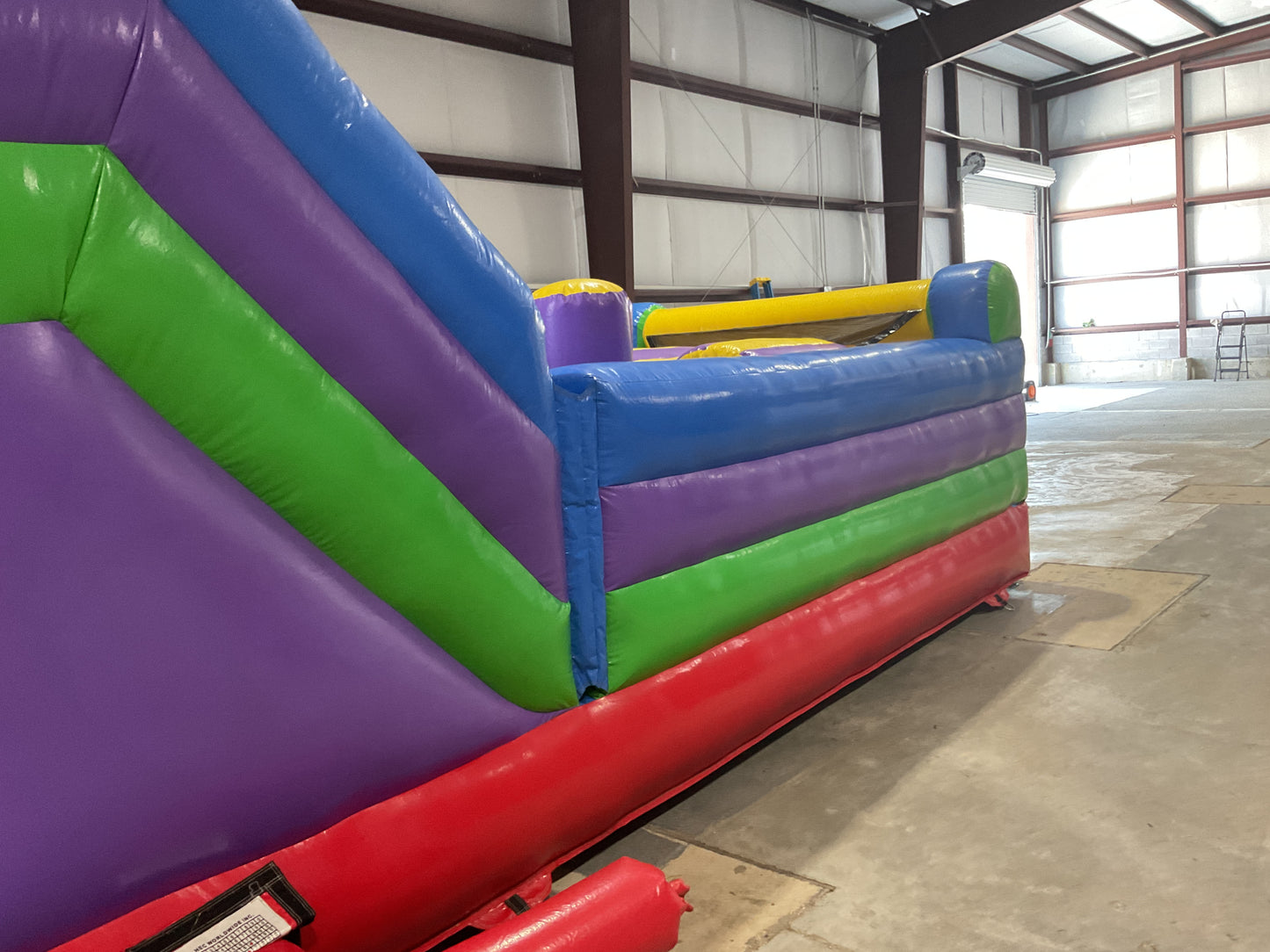 70' Obstacle Course (40' obstacle + 30' Rock climb slide)