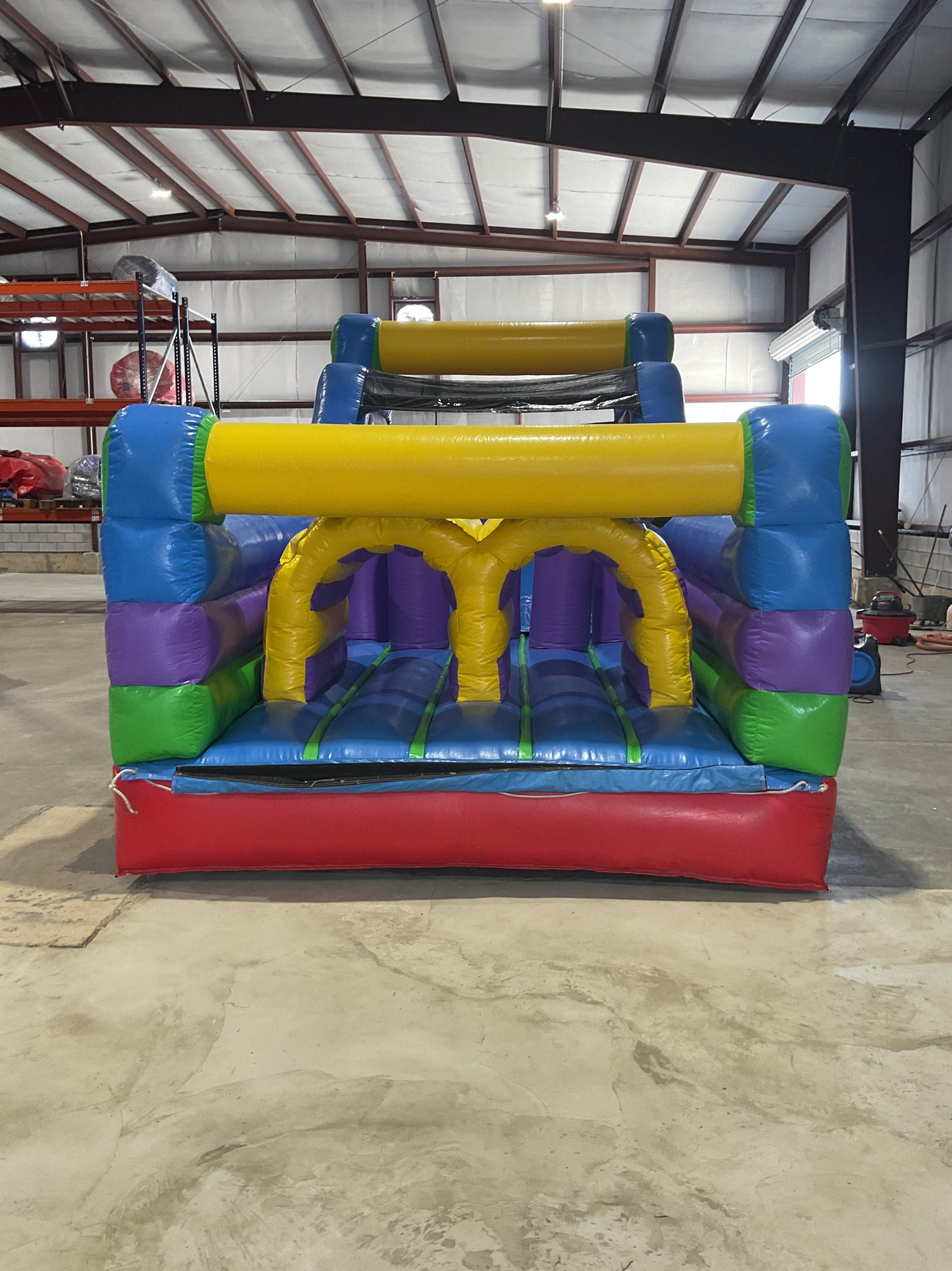 70' Obstacle Course (40' obstacle + 30' Rock climb slide)