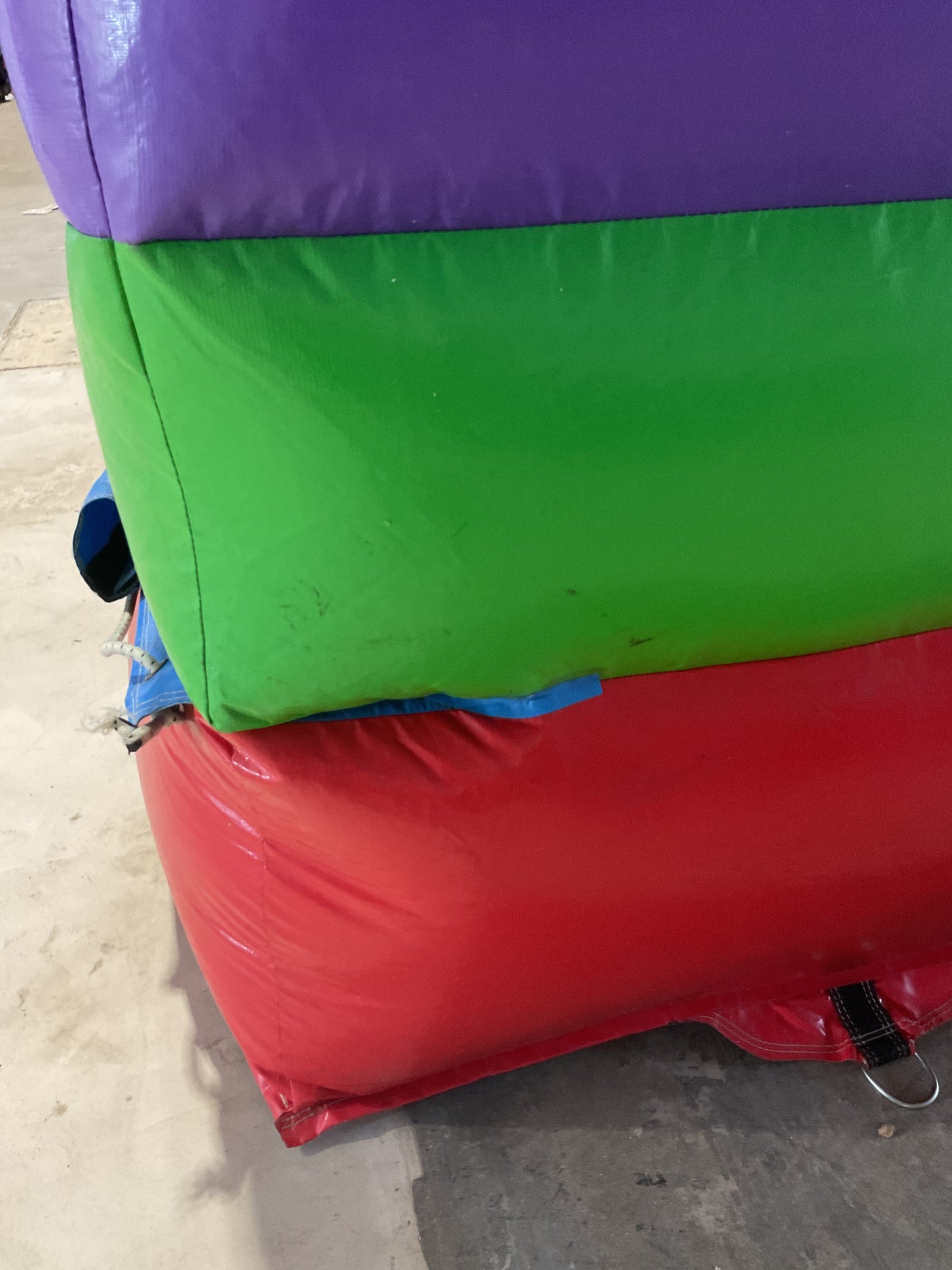 70' Obstacle Course (40' obstacle + 30' Rock climb slide)