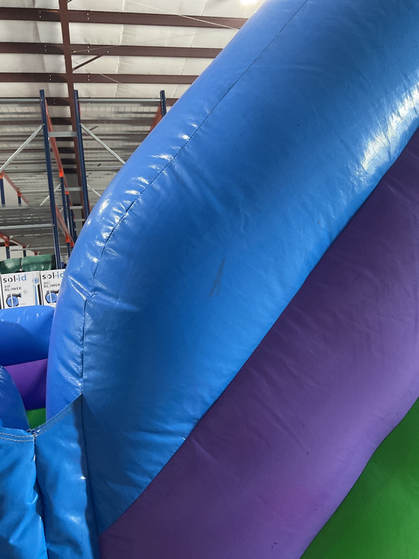 70' Obstacle Course (40' obstacle + 30' Rock climb slide)