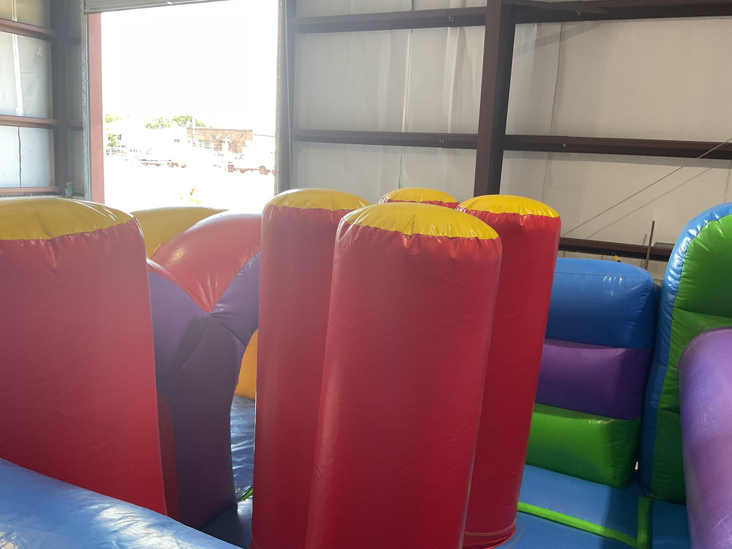 70' Obstacle Course (40' obstacle + 30' Rock climb slide)