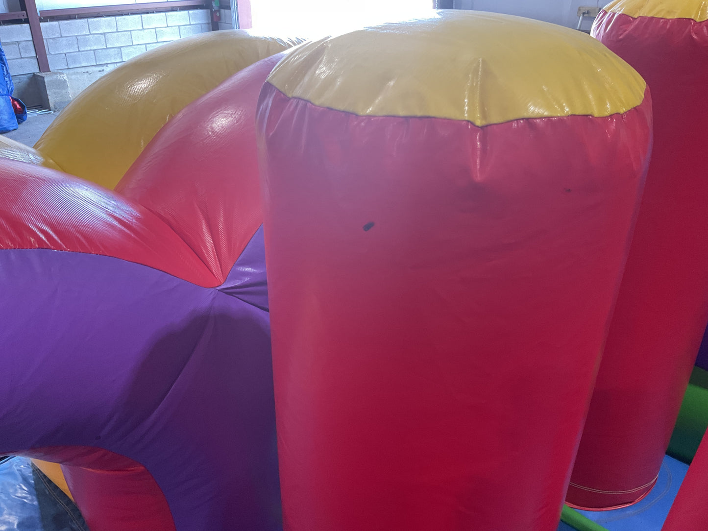 70' Obstacle Course (40' obstacle + 30' Rock climb slide)