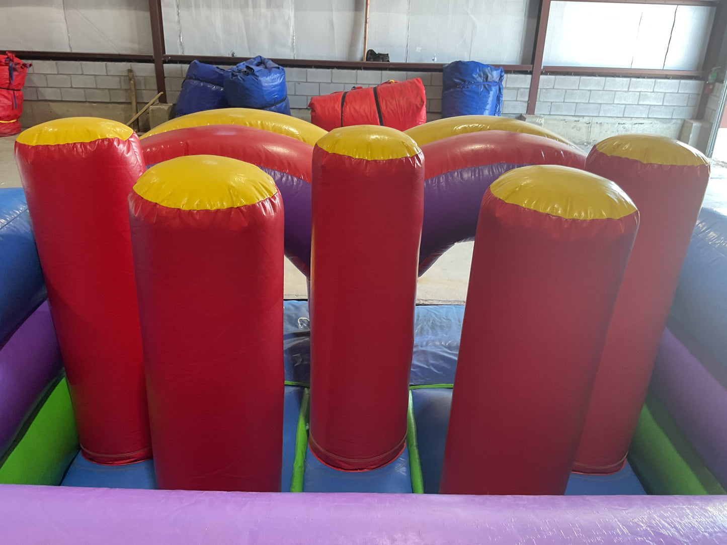 70' Obstacle Course (40' obstacle + 30' Rock climb slide)