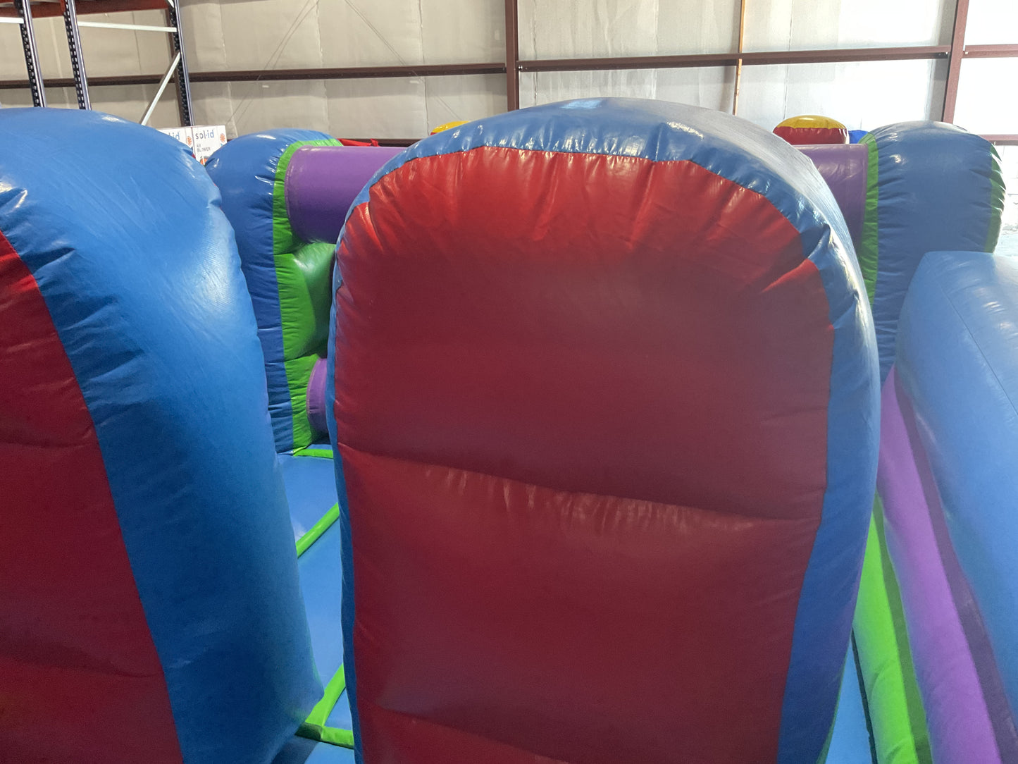 70' Obstacle Course (40' obstacle + 30' Rock climb slide)