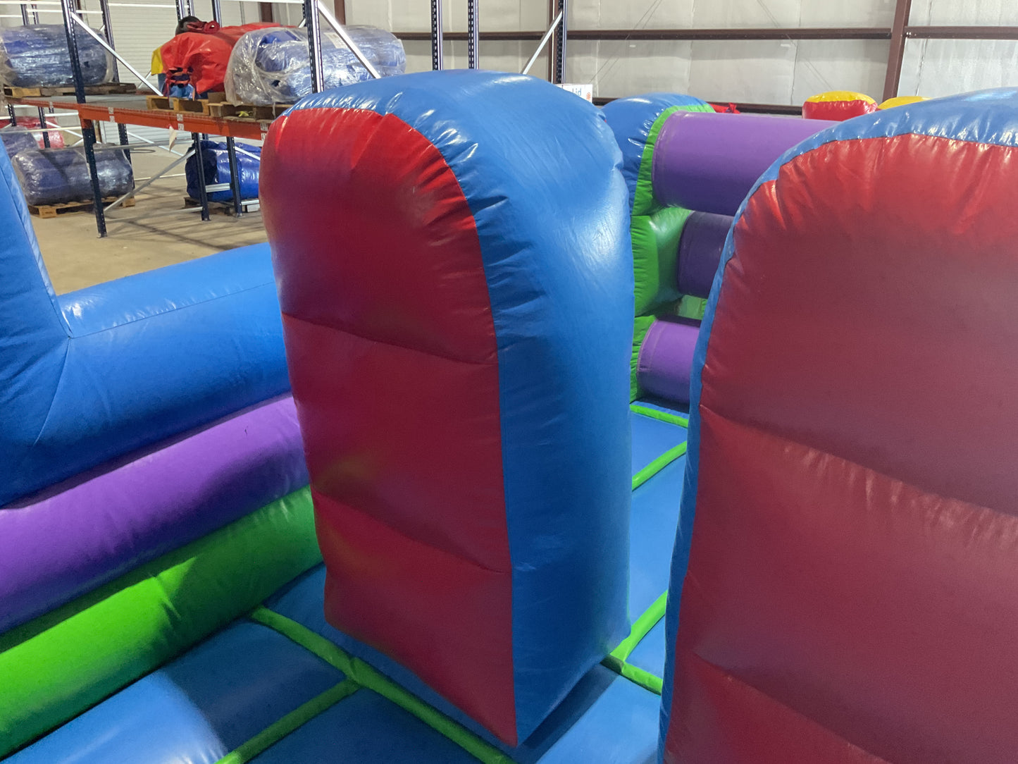 70' Obstacle Course (40' obstacle + 30' Rock climb slide)