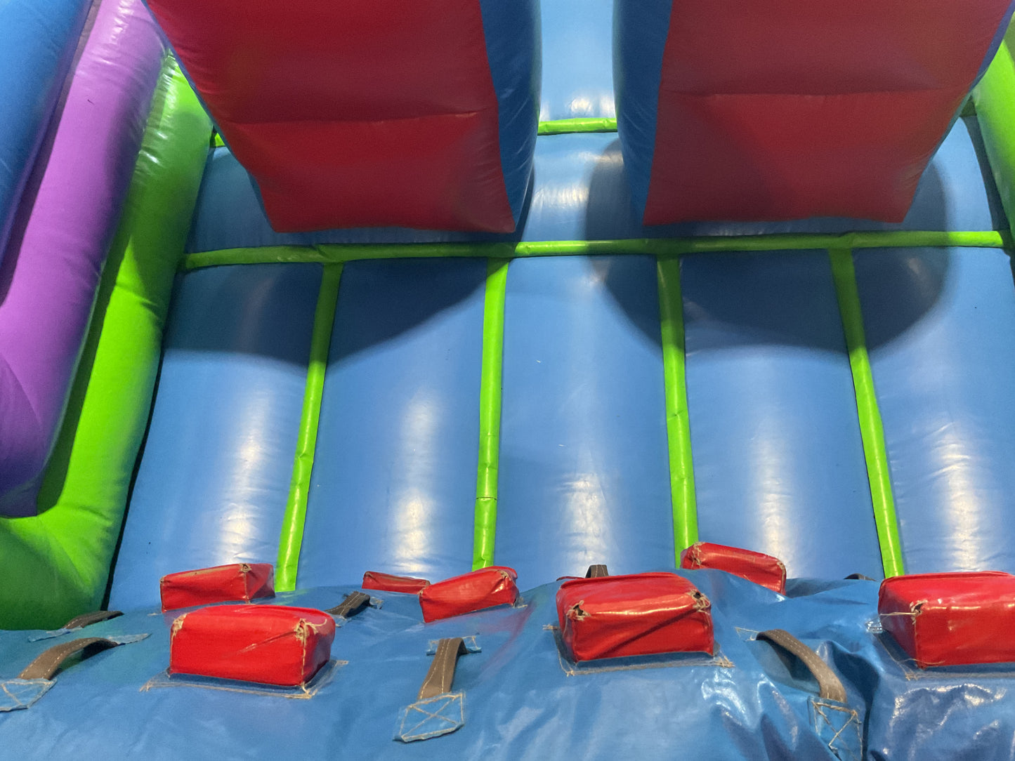 70' Obstacle Course (40' obstacle + 30' Rock climb slide)