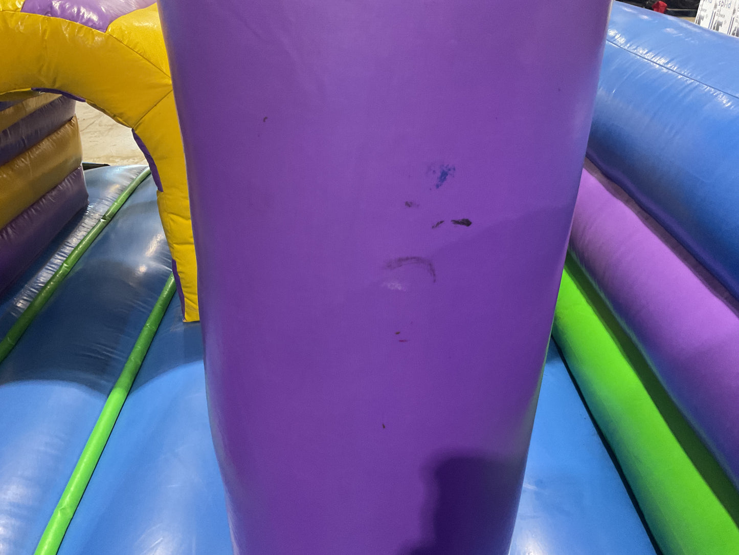 70' Obstacle Course (40' obstacle + 30' Rock climb slide)