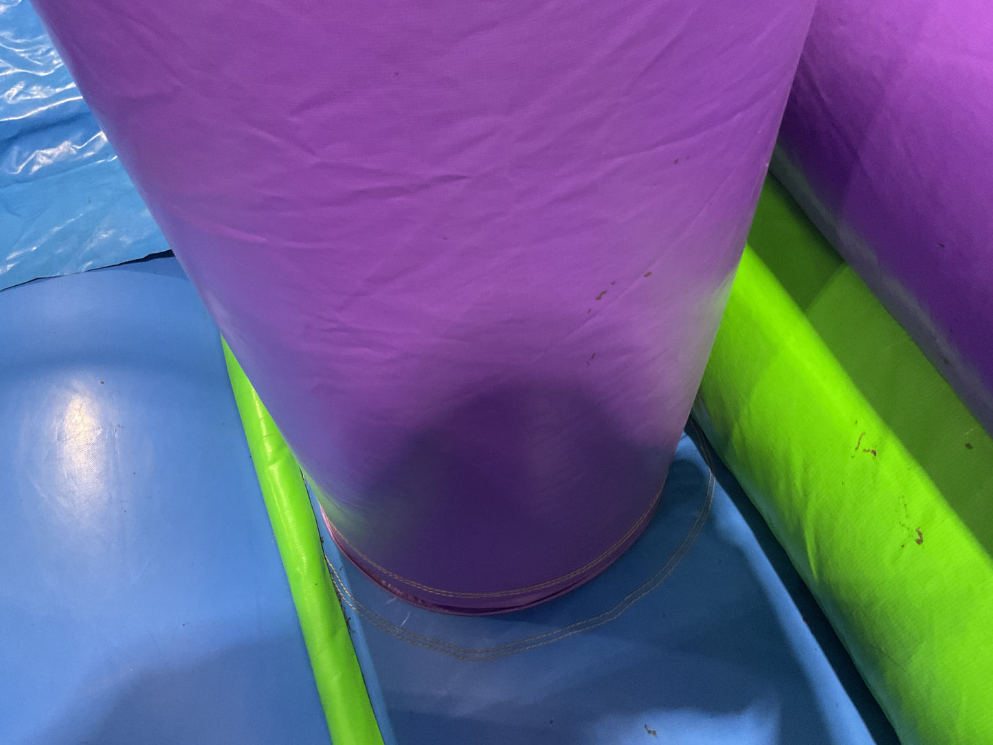 70' Obstacle Course (40' obstacle + 30' Rock climb slide)
