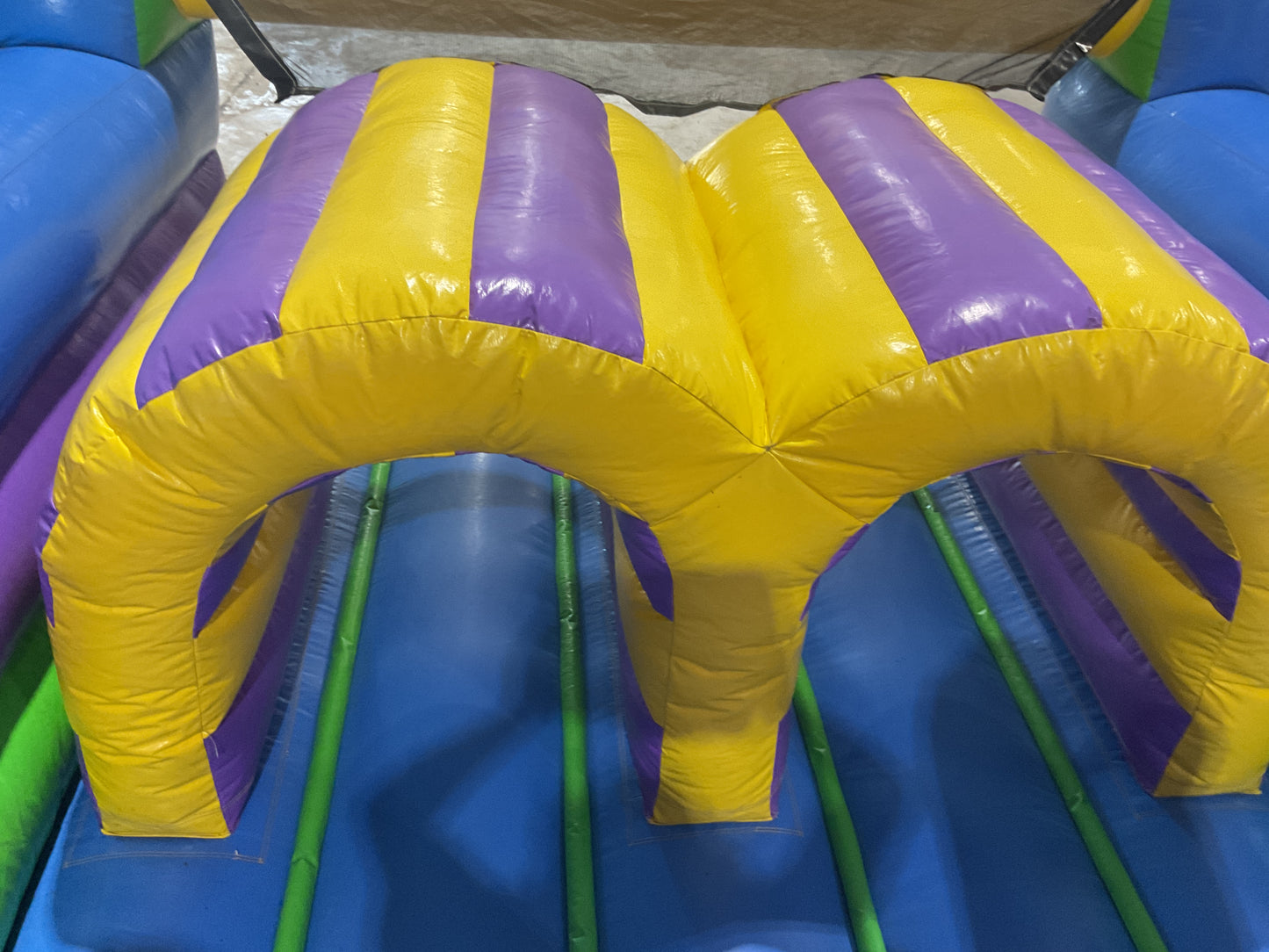 70' Obstacle Course (40' obstacle + 30' Rock climb slide)