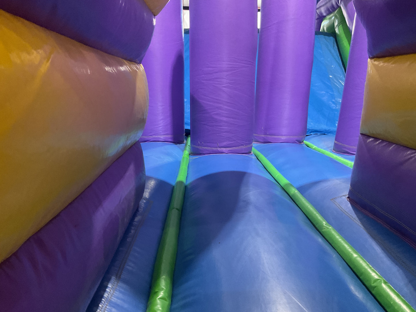70' Obstacle Course (40' obstacle + 30' Rock climb slide)