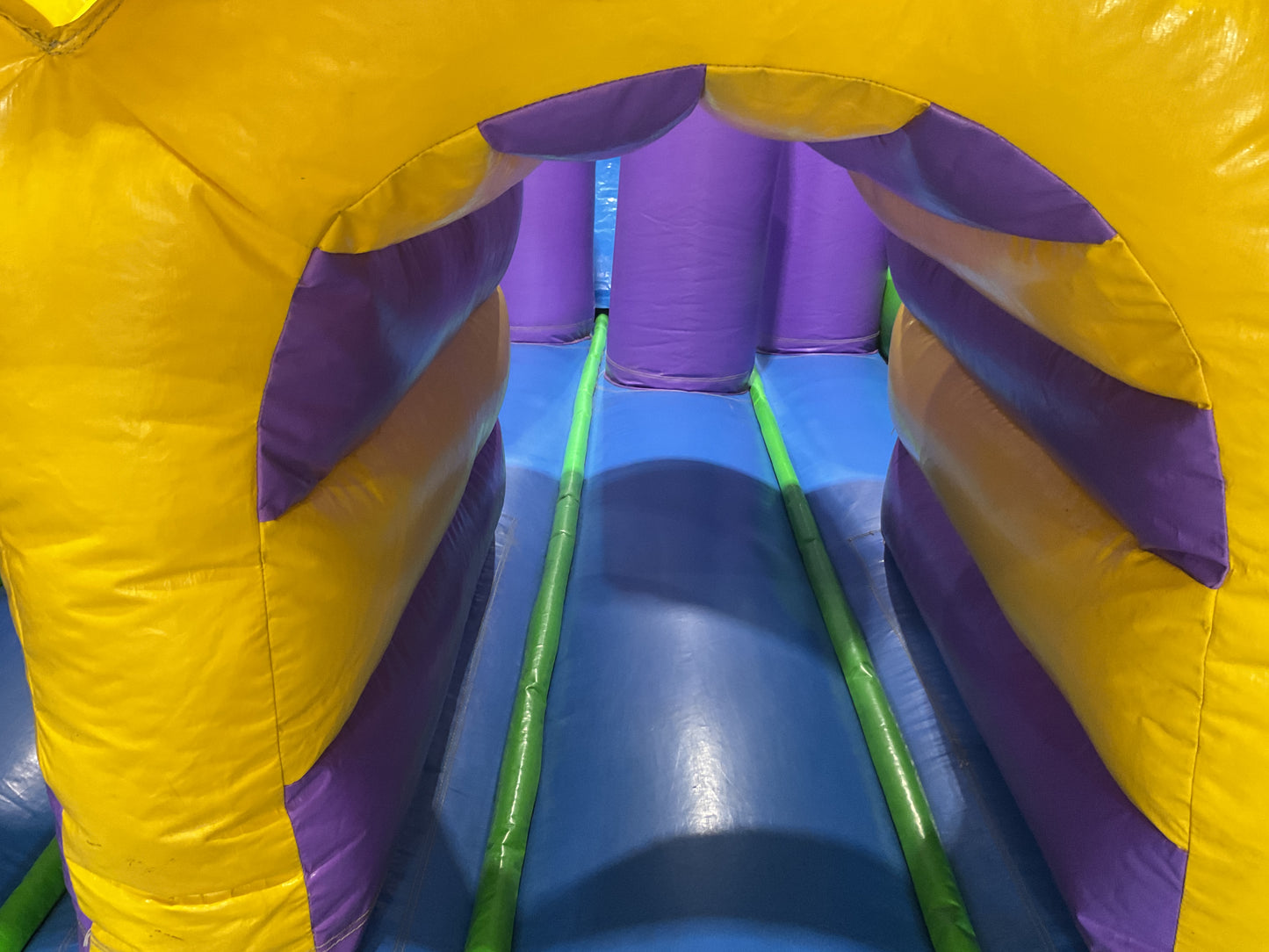 70' Obstacle Course (40' obstacle + 30' Rock climb slide)